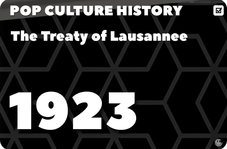The Treaty of Lausanne